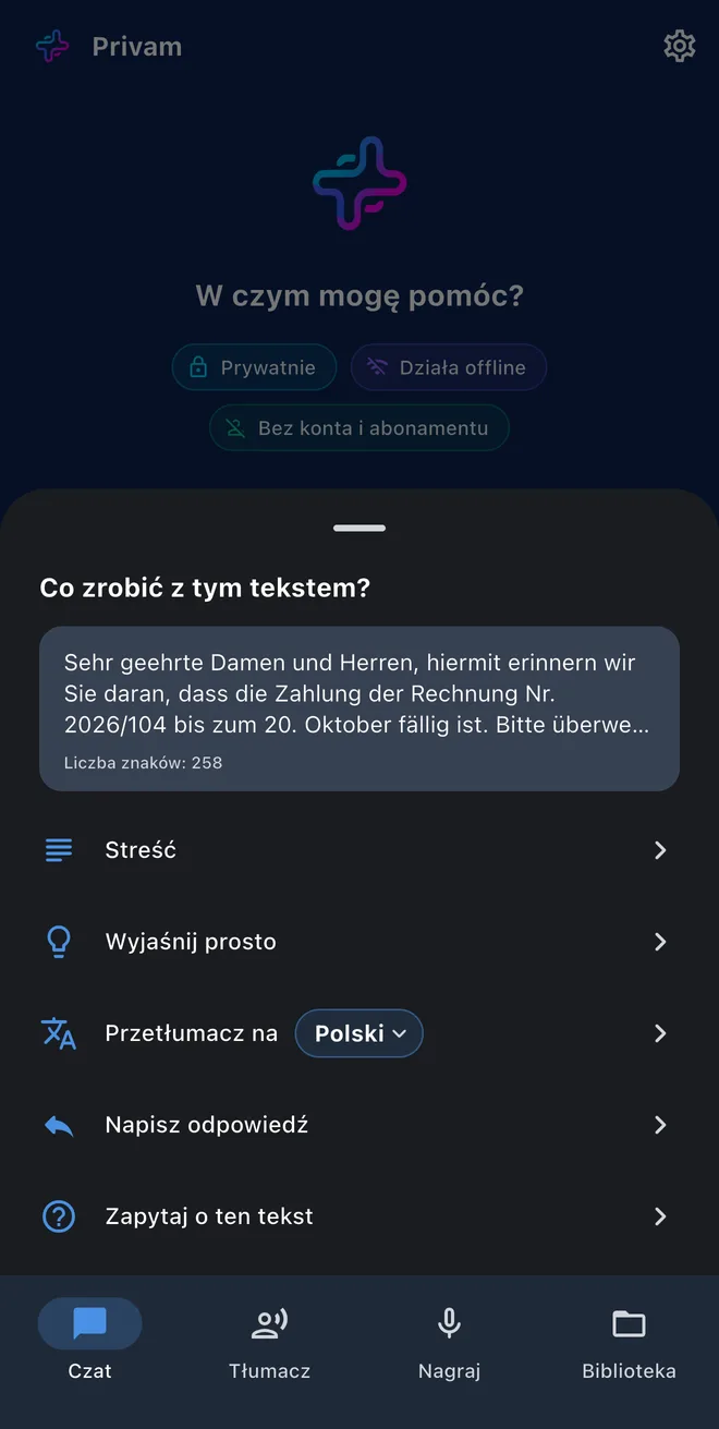 Czat z AI